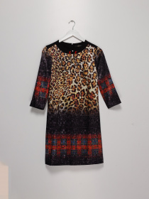 Платье мини Sassofono модель A201-SC-5913 ЧОРНИЙ Фото