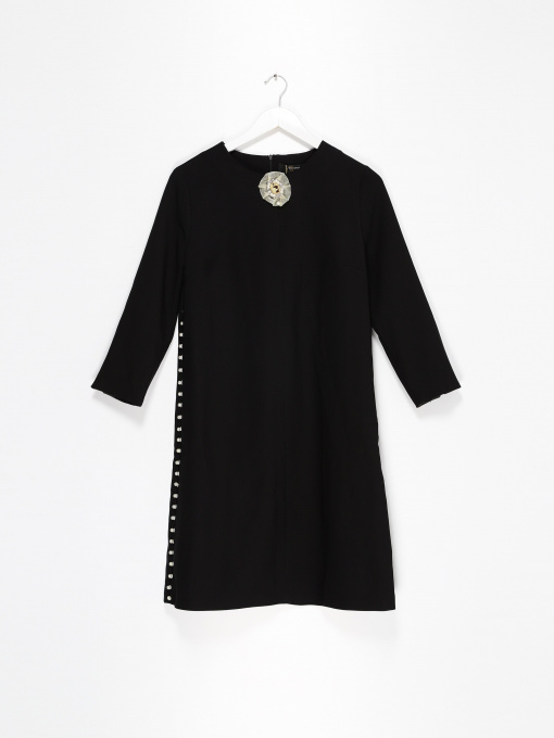 Платье мини Sassofono модель A201-SC-8299 Чорний Фото