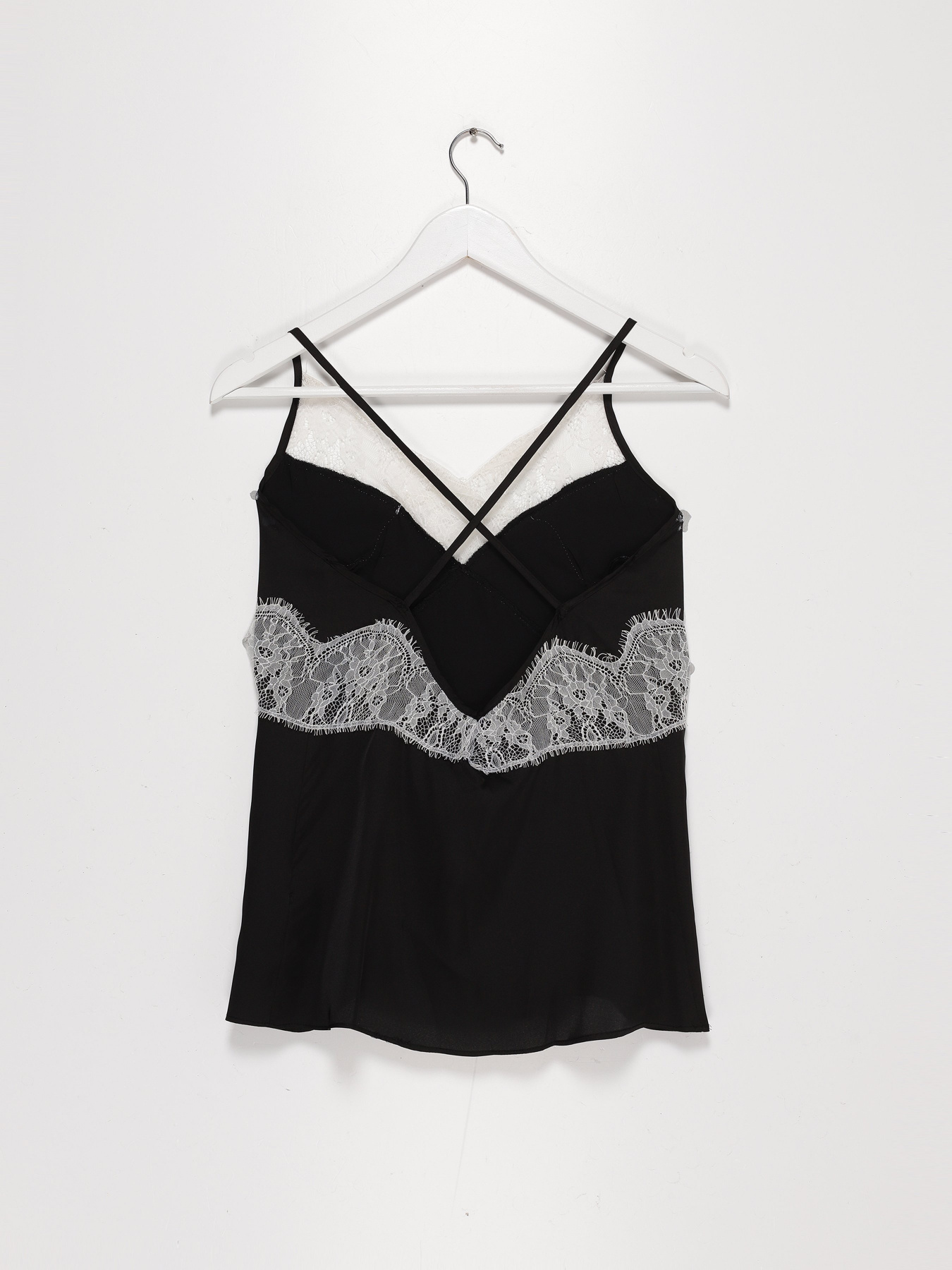 Майка Sassofono модель A202-SC-34466 Чорний-Молочний Фото