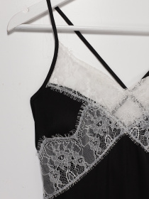 Майка Sassofono модель A202-SC-34466 Чорний-Молочний Фото