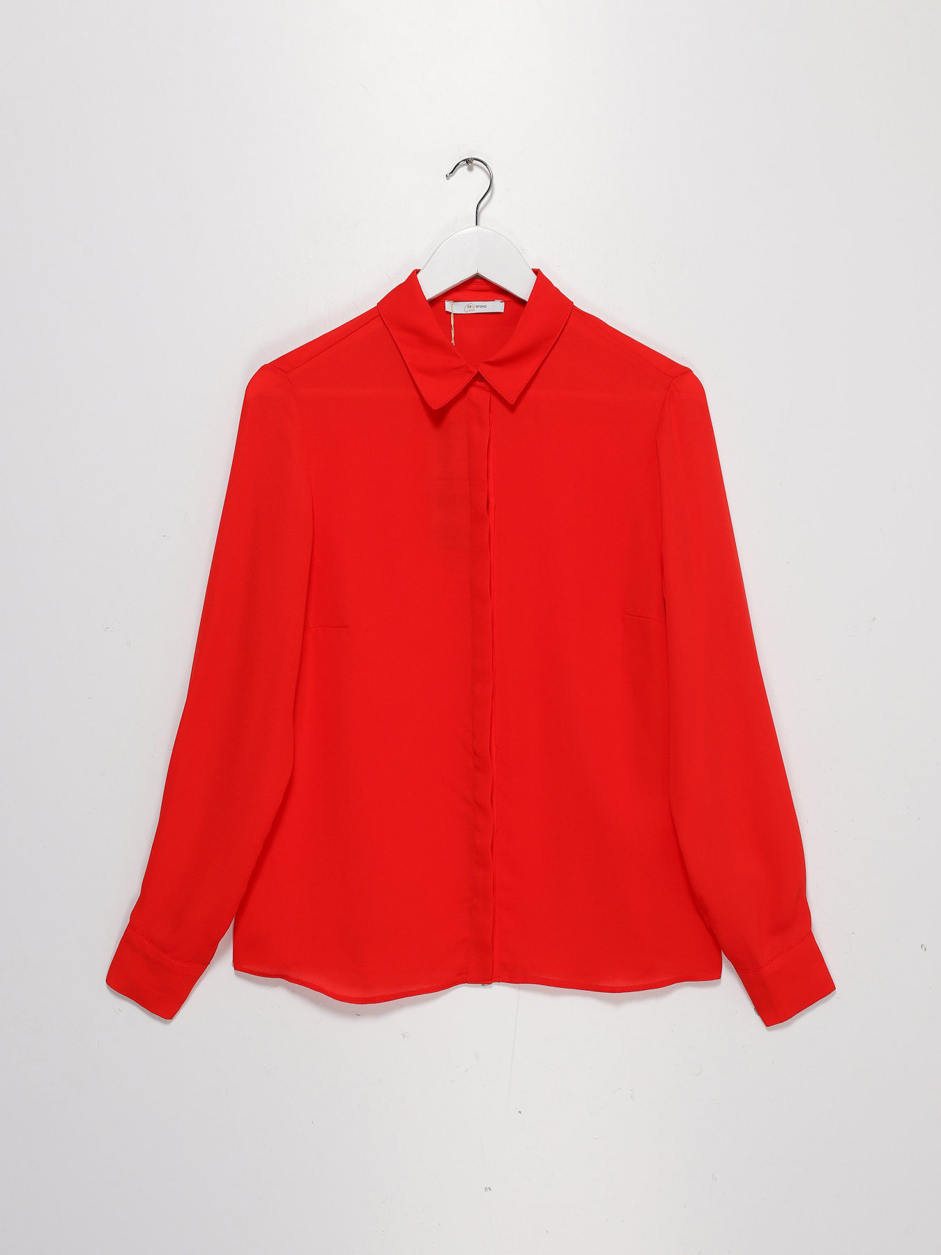 Рубашка Sassofono модель A202-SC-34485 Червоний Фото