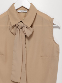 Блуза Sassofono модель A202-SC-34492 Бежевий Фото