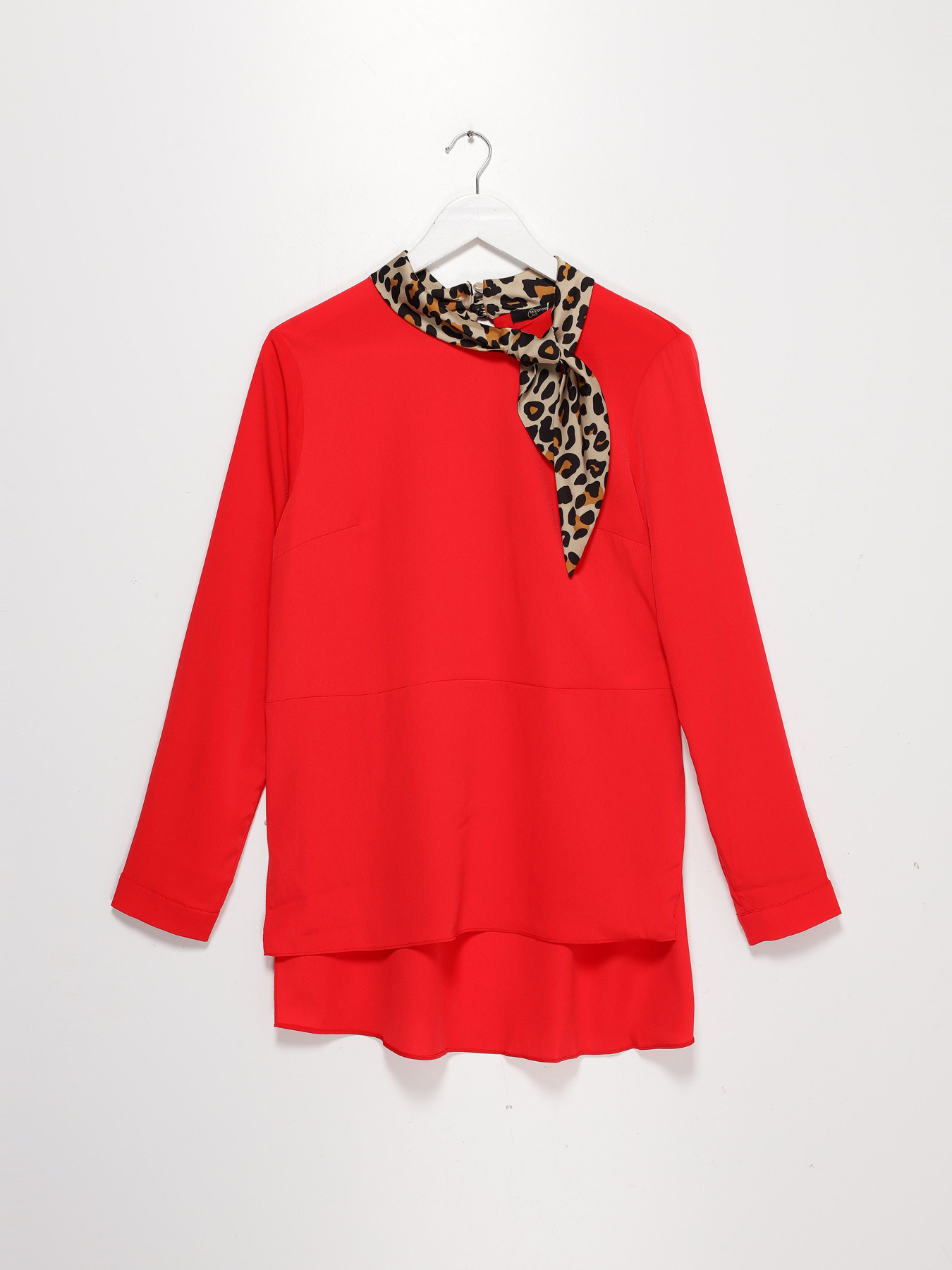 Блуза Sassofono модель A202-SC-BRL4141 ЧЕРВОНИЙ Фото