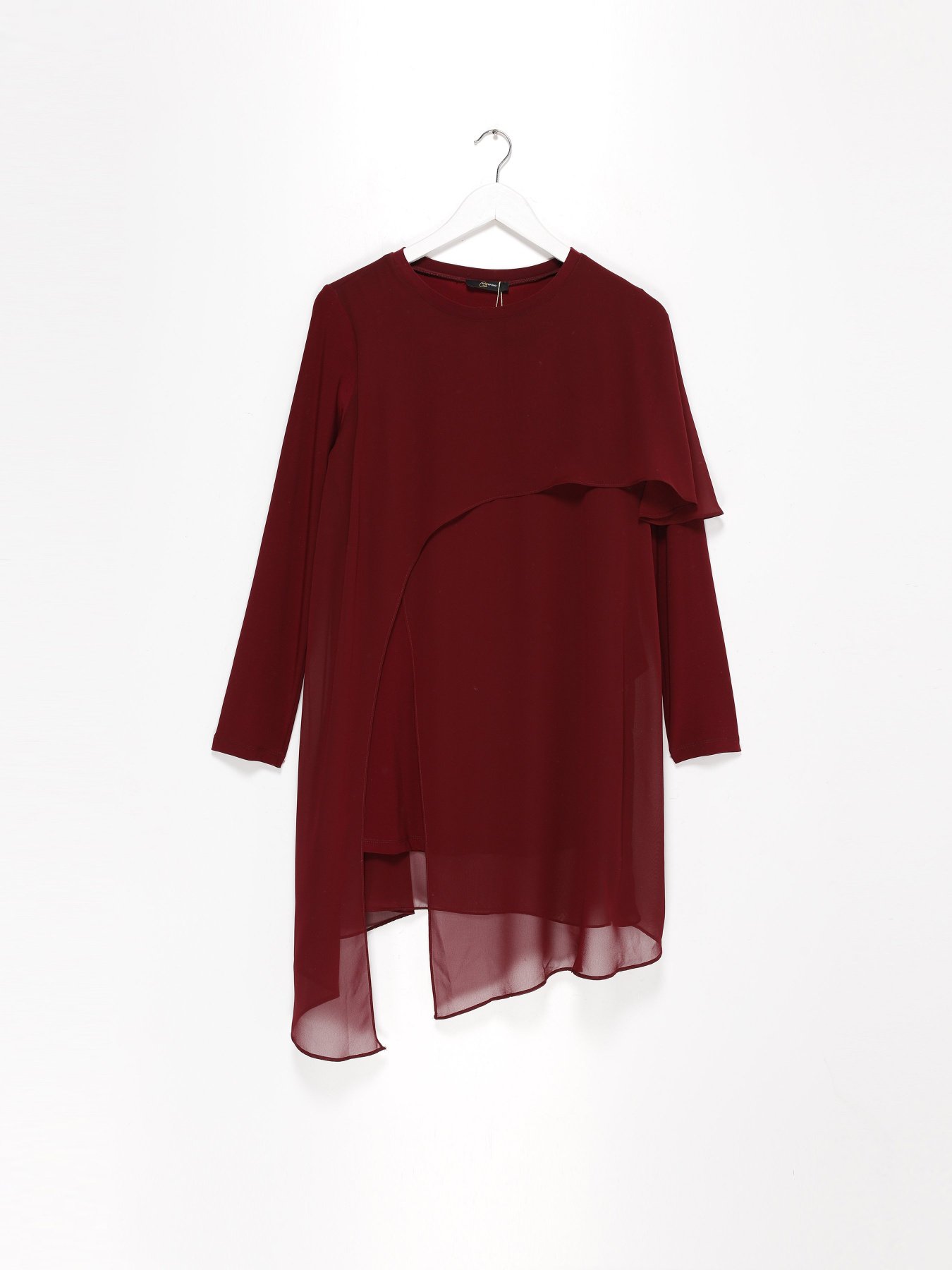 Платье мини Sassofono модель A202-SC-BRL6130 БОРДОВИЙ Платье мини Sassofono модель A202-SC-BRL6130 БОРДОВИЙ Фото