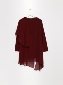 Платье мини Sassofono модель A202-SC-BRL6130 БОРДОВИЙ Платье мини Sassofono модель A202-SC-BRL6130 БОРДОВИЙ Фото