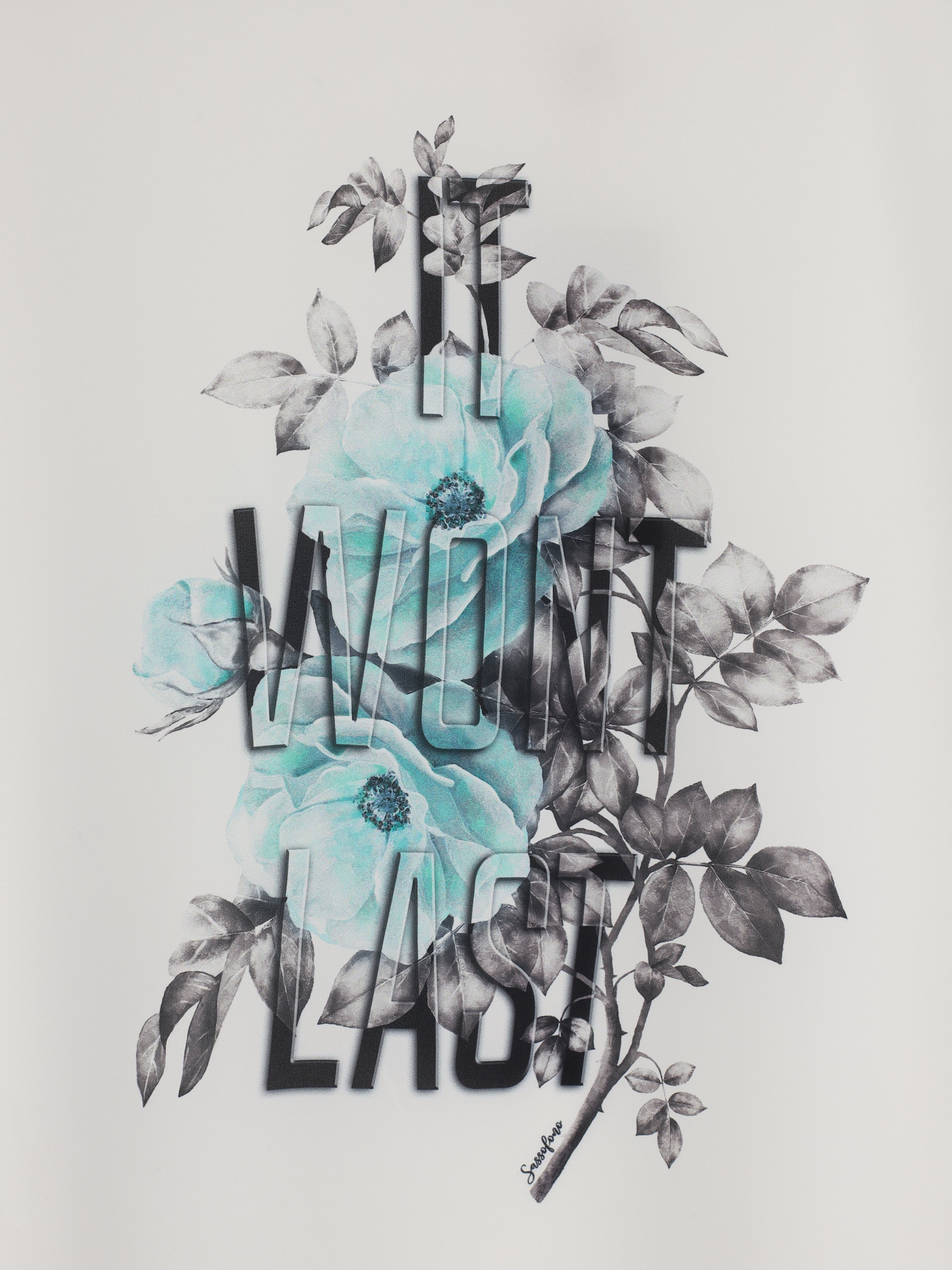 Блуза Sassofono модель A202-SF-204112 МОЛОЧНИЙ-БІРЮЗОВИЙ Фото