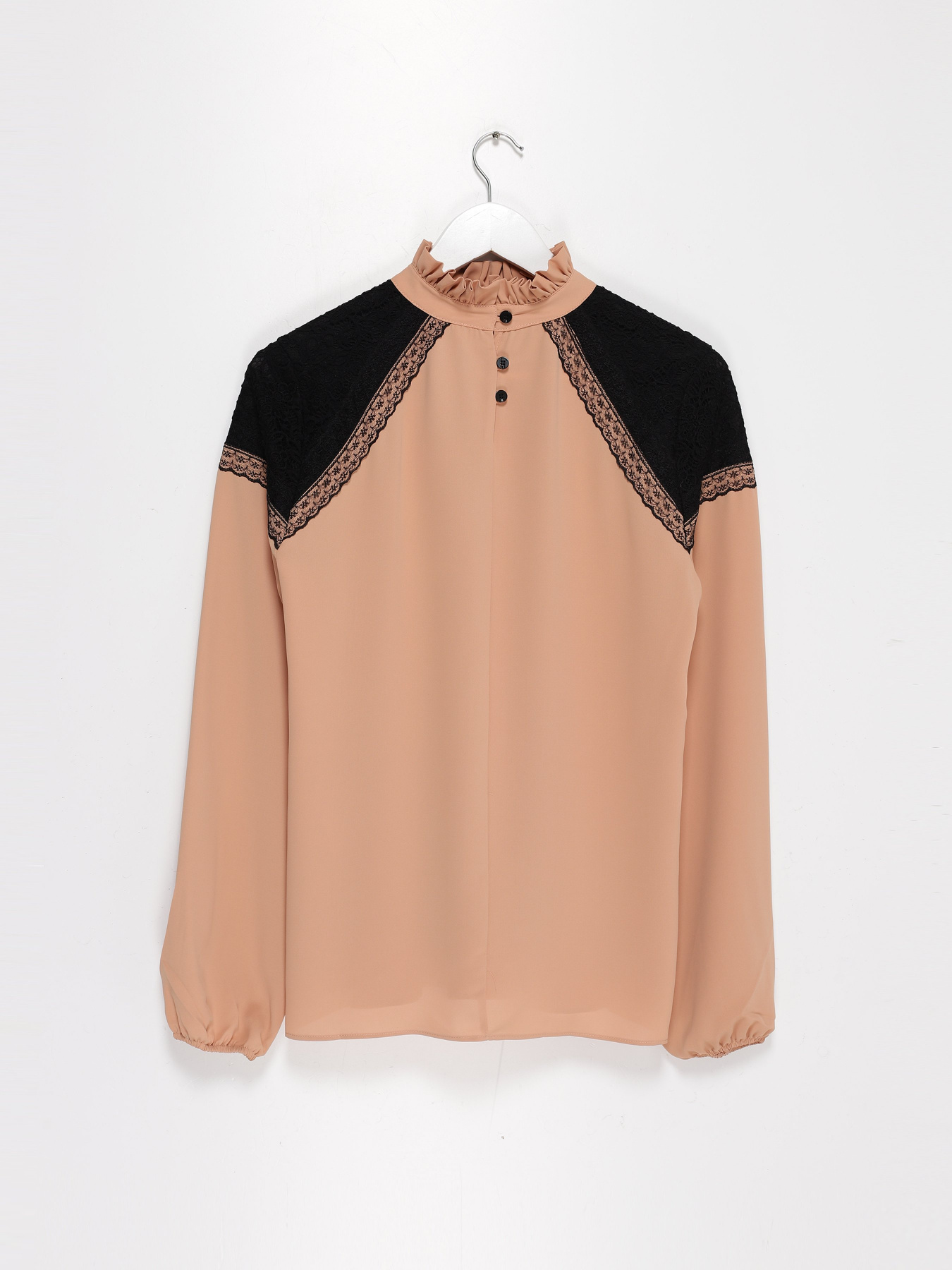 Блуза Sassofono модель A202-SF-215111-1 ТЕМНО ПУДРОВИЙ Фото