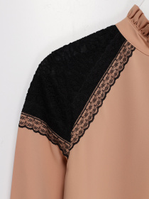 Блуза Sassofono модель A202-SF-215111-1 ТЕМНО ПУДРОВИЙ Фото