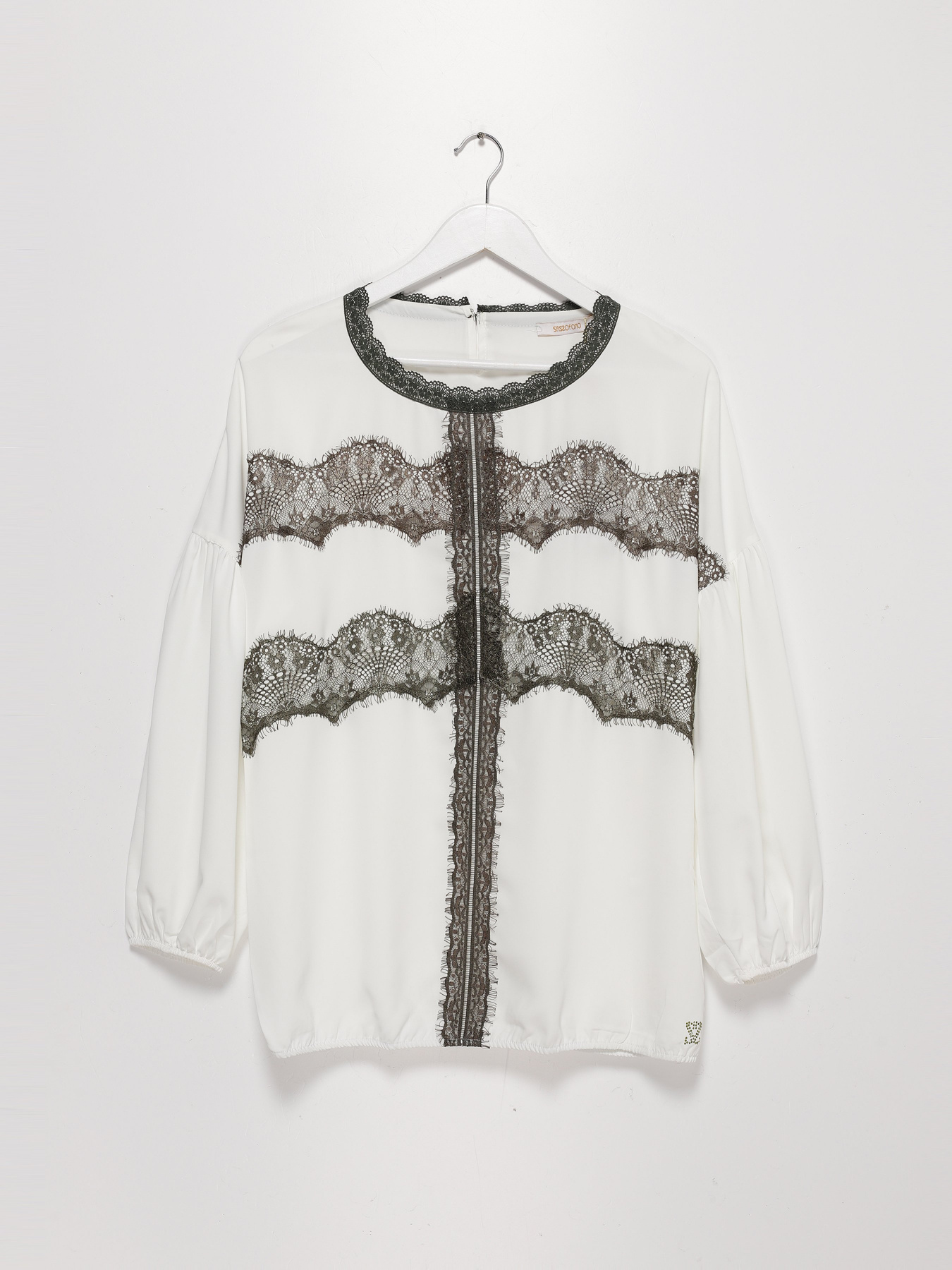 Блуза Sassofono модель A202-SF-265151 МОЛОЧНИЙ Фото
