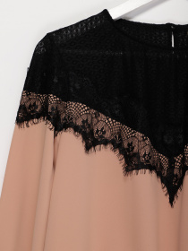 Блуза Sassofono модель A202-SF-269111 ТЕМНО-ПУДРОВИЙ Фото