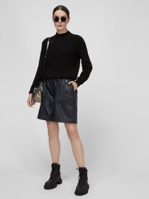 Свитер Sassofono модель A201-SC-27669, Чорний Фото