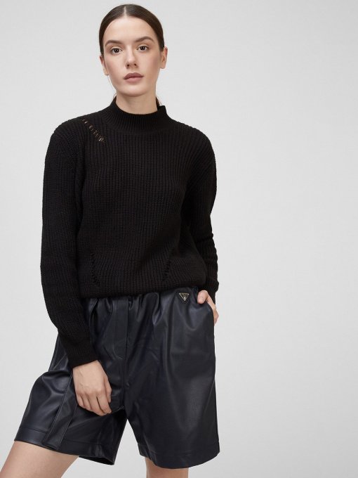 Светр Sassofono модель A201-SC-27669, Чорний Фото