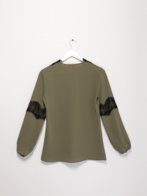 Блуза Sassofono модель A202-SF-273111 ХАКІ Фото