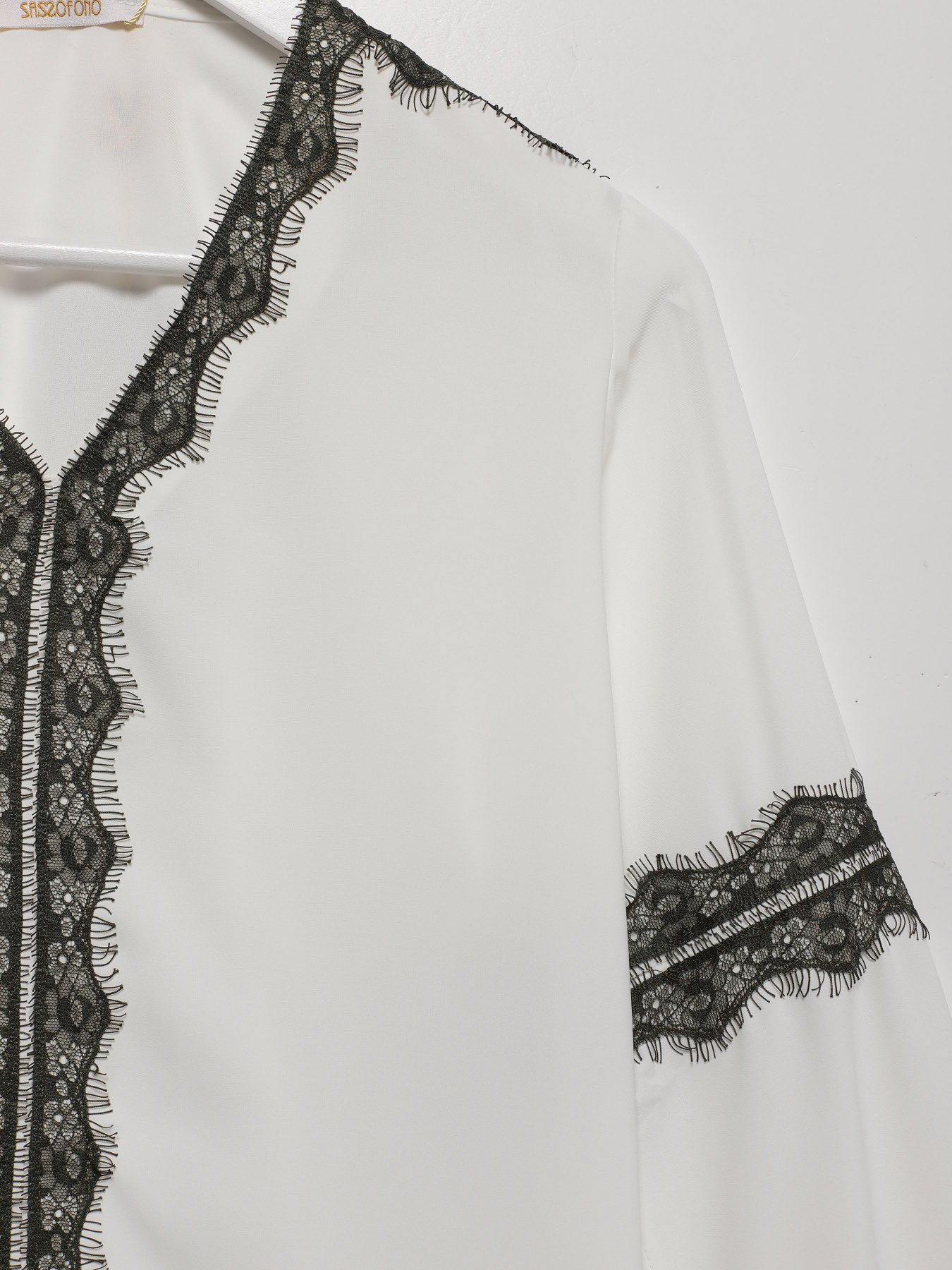 Блуза Sassofono модель A202-SF-284111 МОЛОЧНИЙ Фото