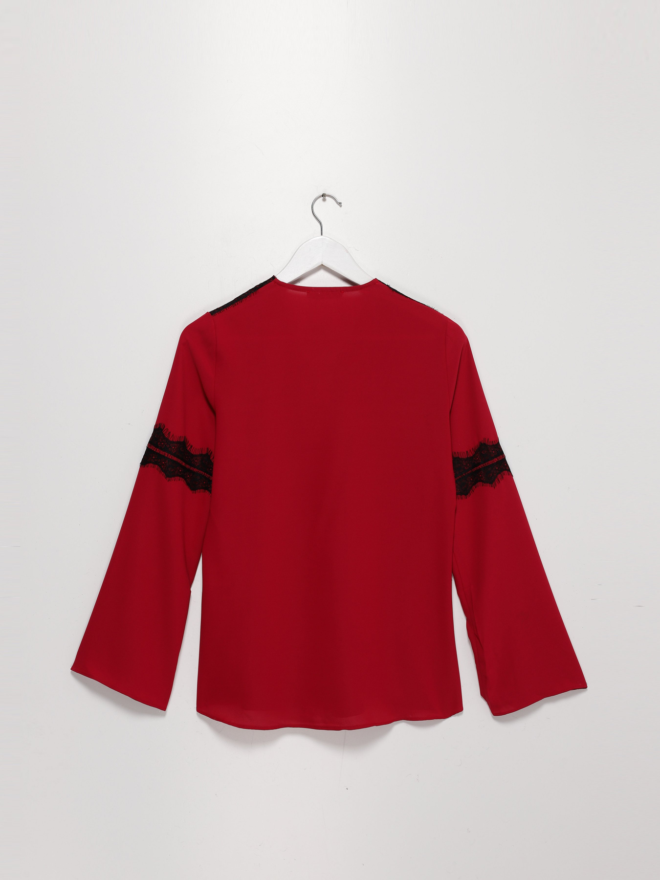 Блуза Sassofono модель A202-SF-284111 ЧЕРВОНИЙ Фото