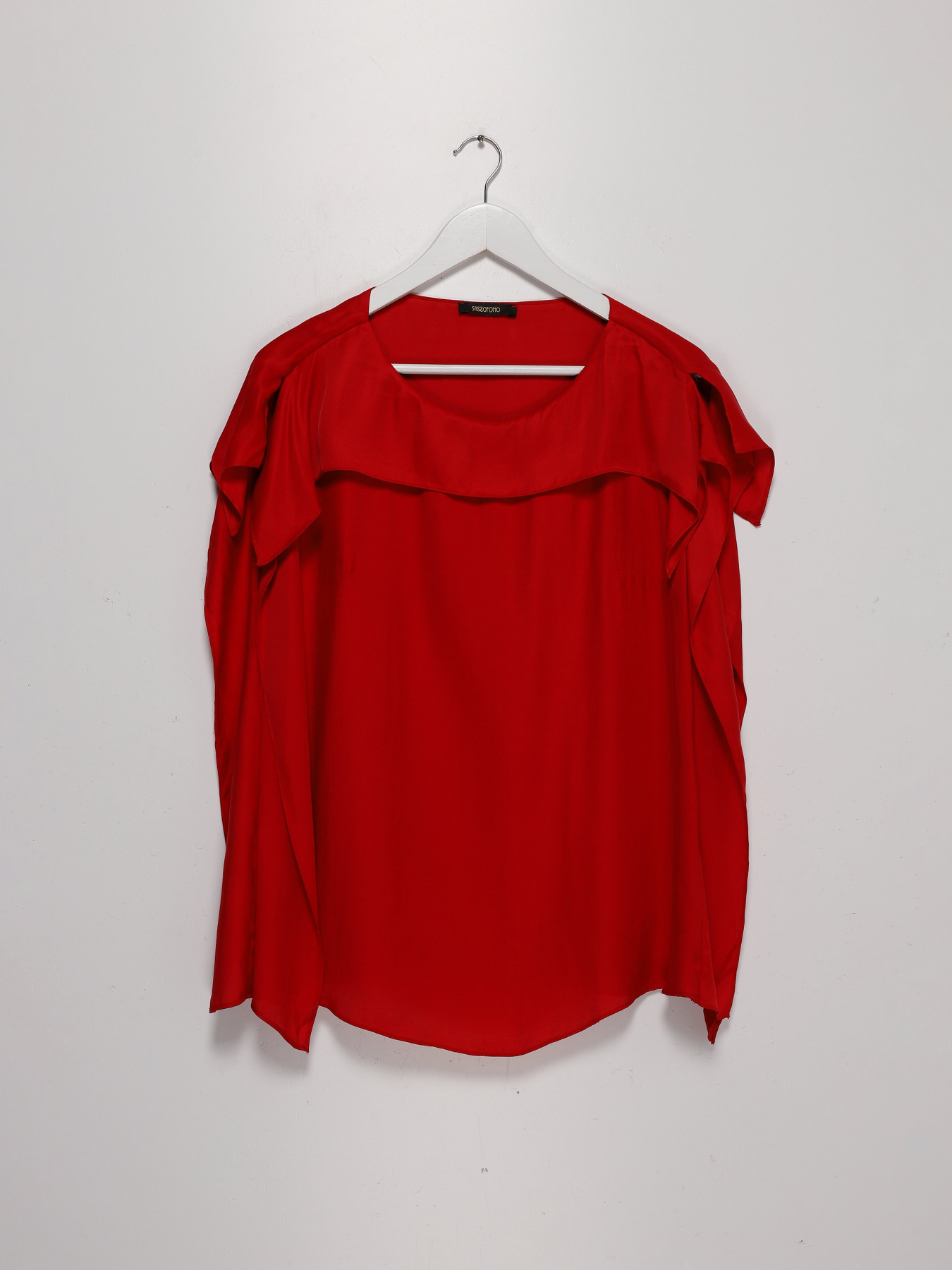 Блуза Sassofono модель A202-SF-41758 Червоний Фото