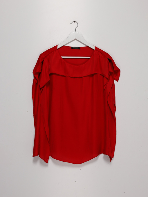 Блуза Sassofono модель A202-SF-41758 Червоний Фото