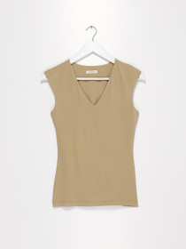 Майка Sassofono модель A202-SF-46406 БЕЖЕВИЙ Фото