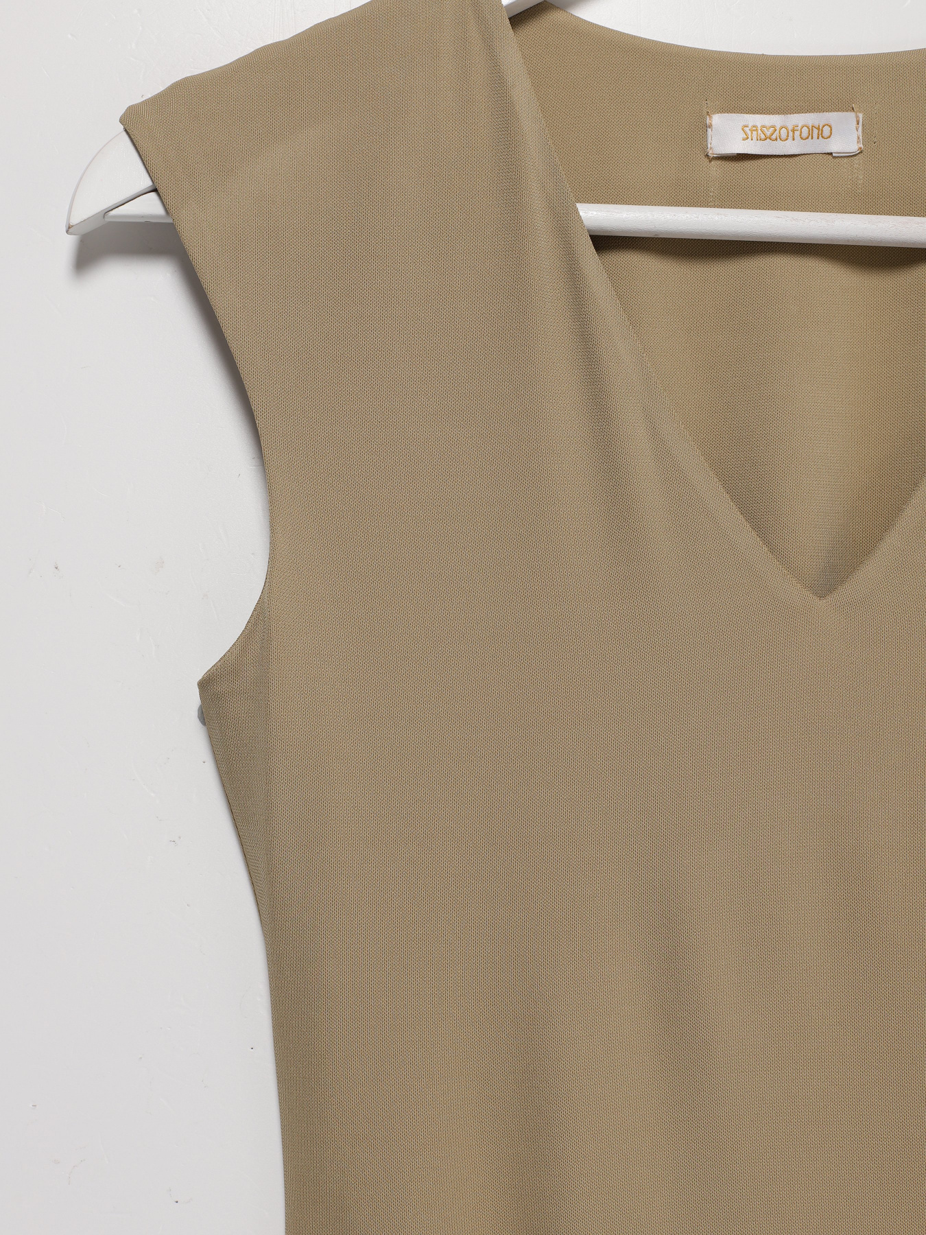 Майка Sassofono модель A202-SF-46406 БЕЖЕВИЙ Майка Sassofono модель A202-SF-46406 БЕЖЕВИЙ Фото