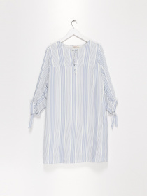 Платье мини Sassofono модель A202-SF-51676 БЛАКИТНИЙ Фото