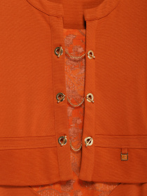 Платье мини Sassofono модель A141-SC-760175 Гірчичний Фото