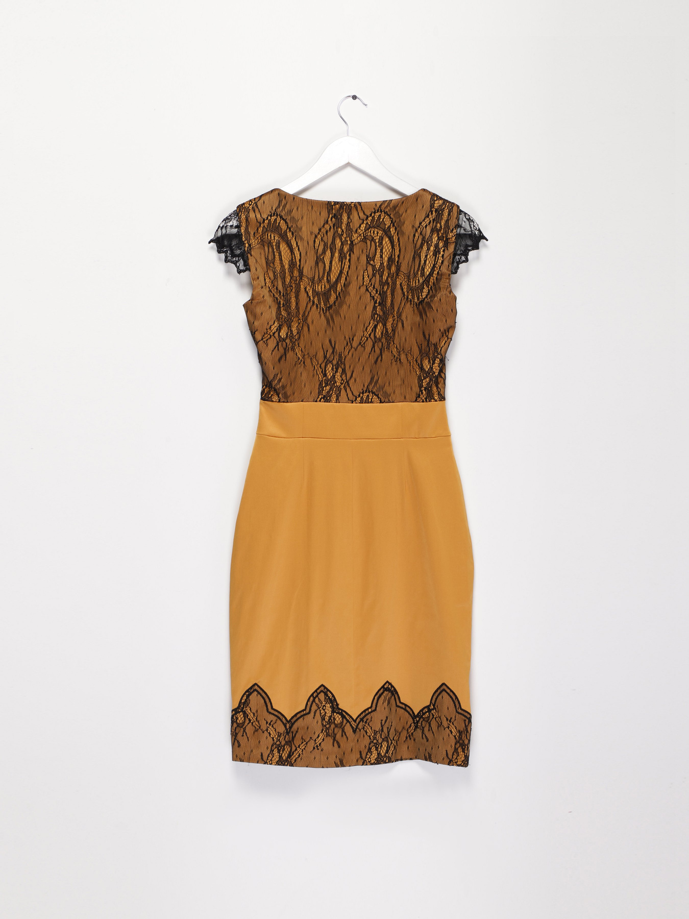 Платье мини Sassofono модель A161-SC-136173 КЕМЕЛ Фото