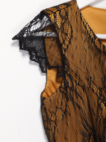 Платье мини Sassofono модель A161-SC-136173 КЕМЕЛ Фото