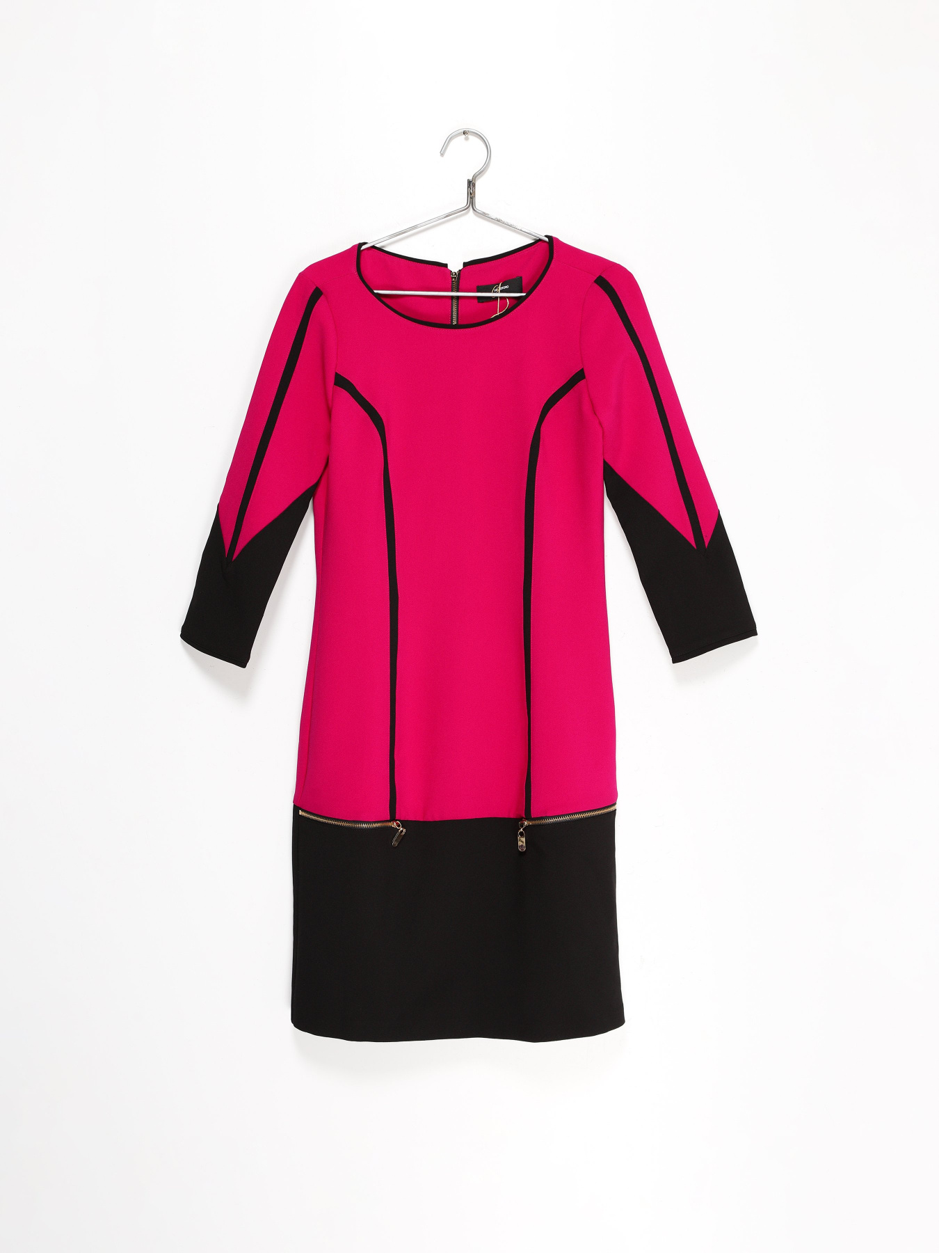 Сукня міні Sassofono модель A161-SC-400181 ЦИКЛАМЕНТ-ЧОРНИЙ Фото