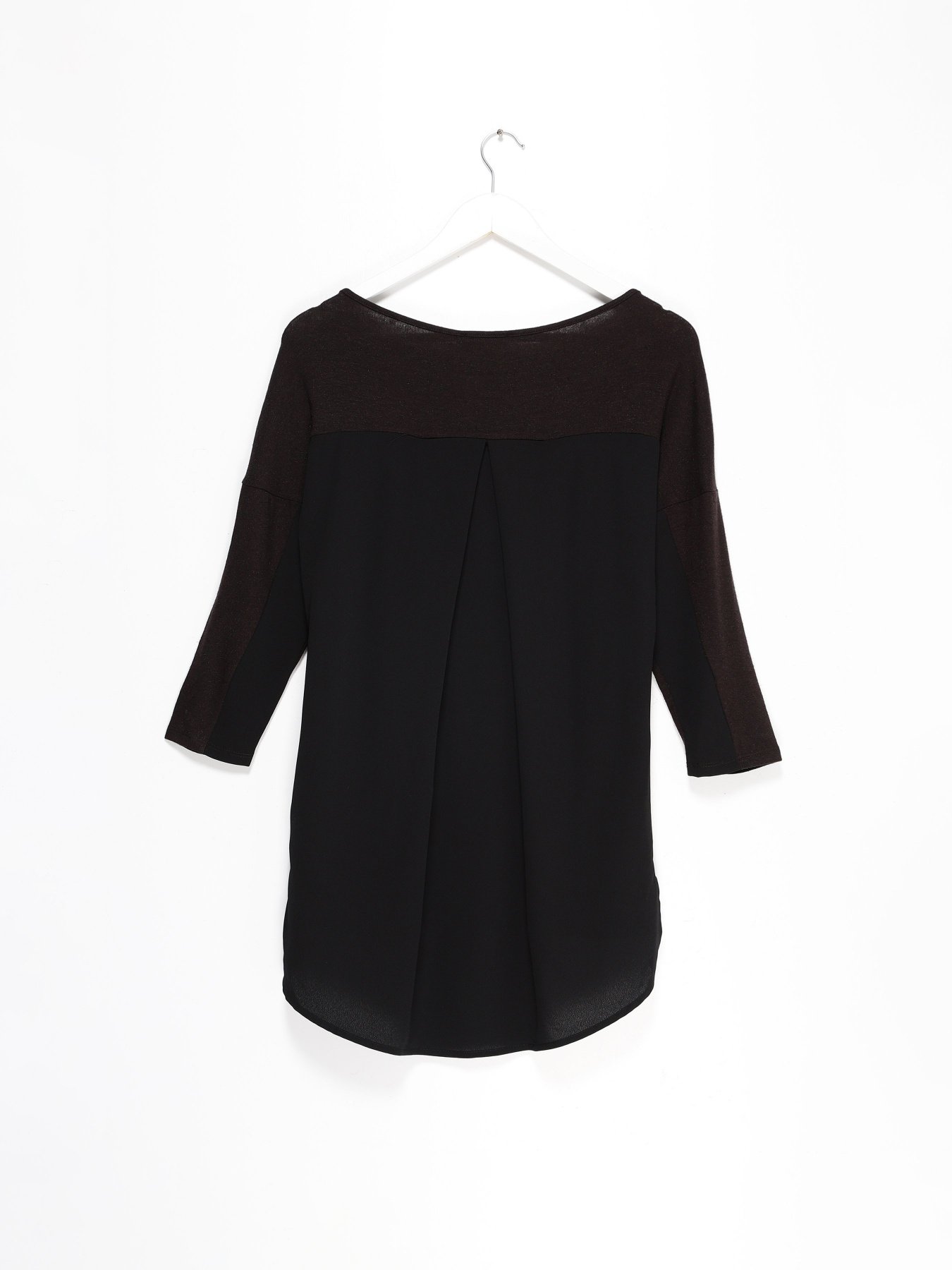 Блуза Sassofono модель A161-SC-418112 ТЕМНО-КОРИЧНЕВИЙ Фото