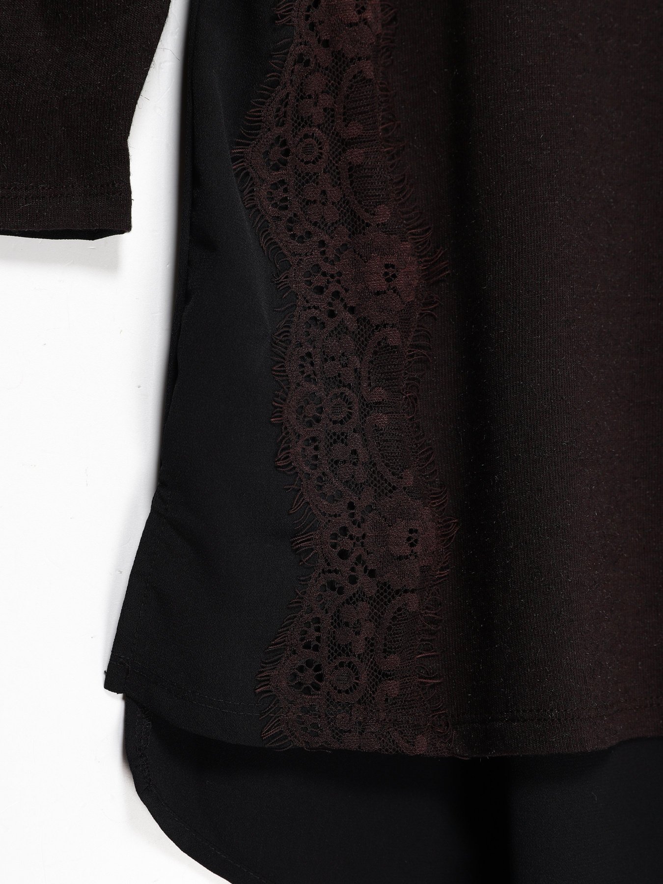 Блуза Sassofono модель A161-SC-418112 ТЕМНО-КОРИЧНЕВИЙ Фото