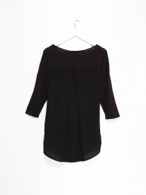 Блуза Sassofono модель A161-SC-418112 ТЕМНО-КОРИЧНЕВИЙ Фото