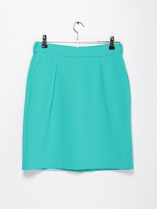 Спідниця міні Sassofono модель A161-SC-483081 АКВА ГРІН Фото