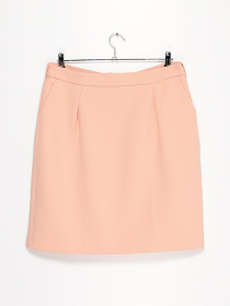Юбка мини Sassofono модель A161-SC-483081 ЛОСОСЕВИЙ Фото