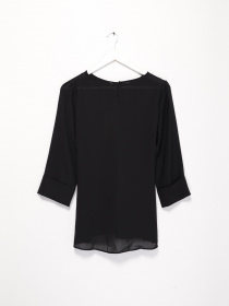 Блуза Sassofono модель A191SC8YB126 ЧОРНИЙ Фото