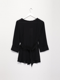 Блуза Sassofono модель A191SC8YB126 ЧОРНИЙ Фото