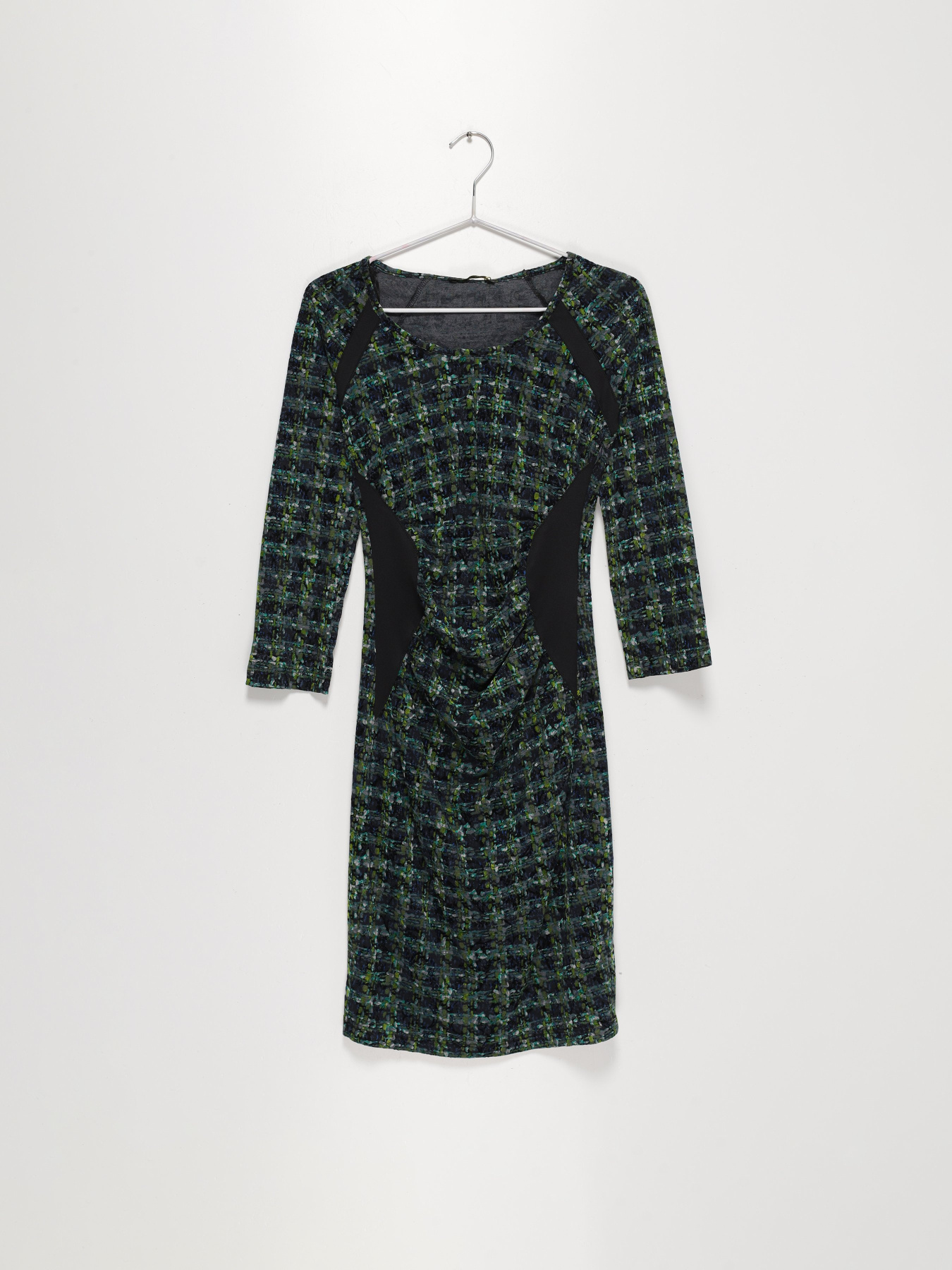 Платье мини Sassofono модель A171-CL-190171 ЗЕЛЕНИЙ Фото