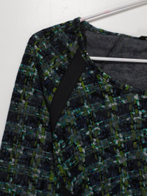 Платье мини Sassofono модель A171-CL-190171 ЗЕЛЕНИЙ Фото