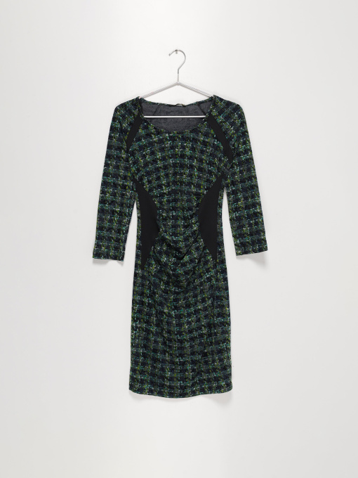 Платье мини Sassofono модель A171-CL-190171 ЗЕЛЕНИЙ Фото