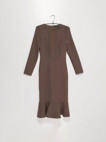 Платье мини Sassofono модель A171-CL-272175 НОРКОВИЙ Фото