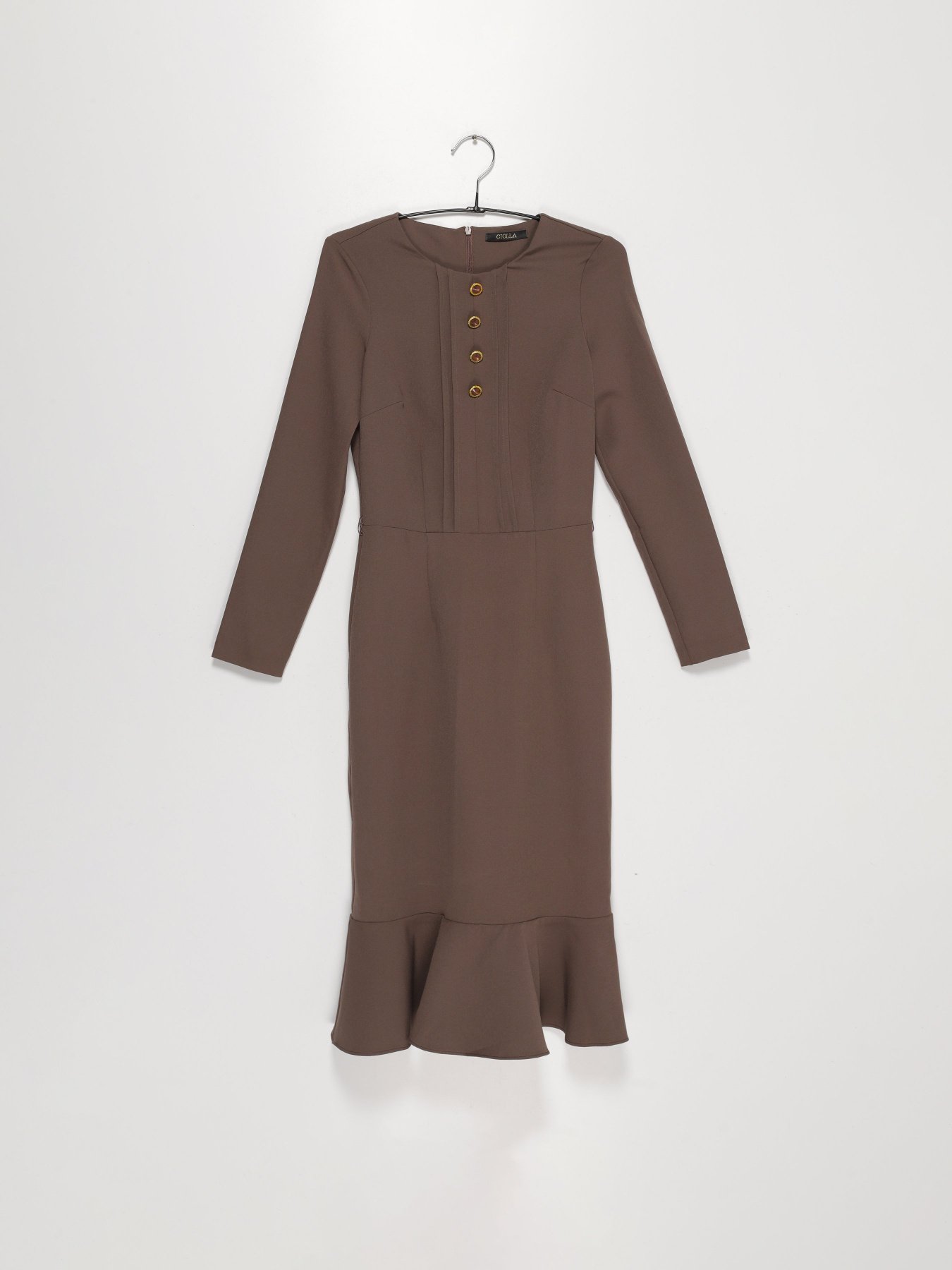 Платье мини Sassofono модель A171-CL-272175 НОРКОВИЙ Фото