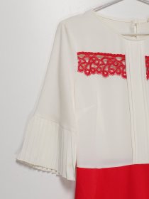 Платье мини Sassofono модель A172-CL-281172 ЧЕРВОНИЙ Фото