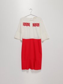 Сукня міні Sassofono модель A172-CL-281172 ЧЕРВОНИЙ Фото