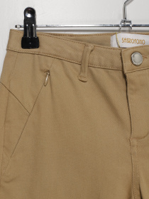 Брюки повседневные Sassofono модель A182-SF-100011-8 Бежевий Фото