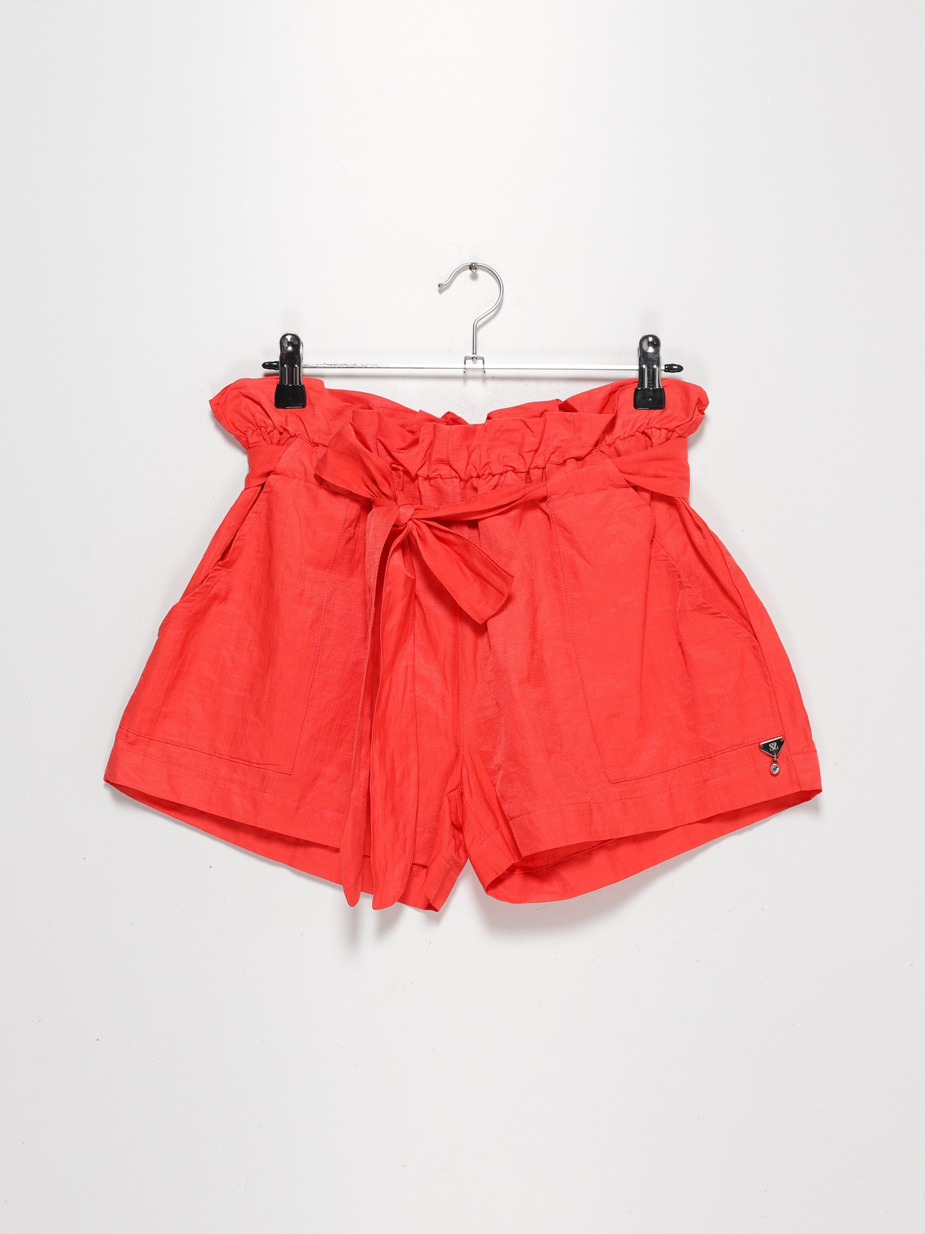 Повседневные шорты Sassofono модель A182-SF-625071 Кораловий Фото