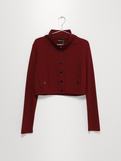 Жакет Sassofono модель A191-SF-107500 БОРДОВИЙ Фото