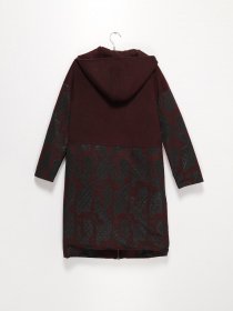 Пальто Sassofono модель A191-SF-358301-5 БОРДОВИЙ Фото