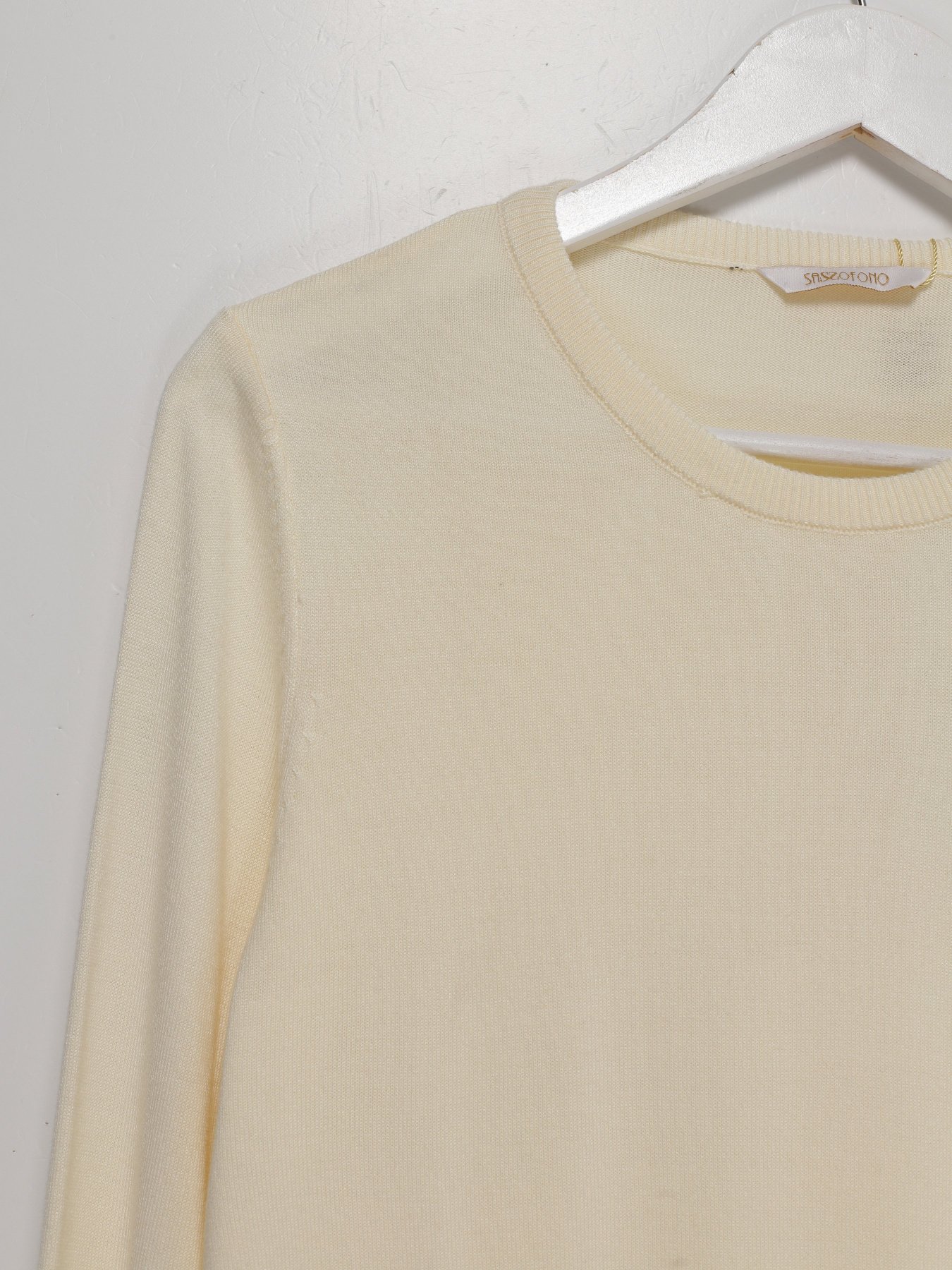 Джемпер Sassofono модель A191-SF-470112 СЛОНОВА КІСТКА Фото