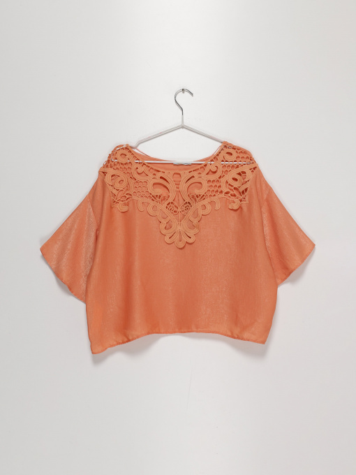 Блуза Sassofono модель A191SC8YB373 Пудра Фото