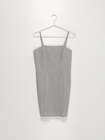 Платье мини Sassofono модель A192-SC-117171 СІРИЙ Фото