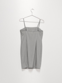 Платье мини Sassofono модель A192-SC-117171 СІРИЙ Фото